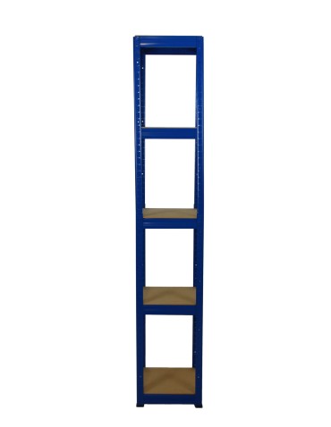Metallregal Werkstatt Schwerlastregal Helios HNN_213x035x35_5 Böden, Traglast: 175 Kg, Farbe: BLAU - produkt 2