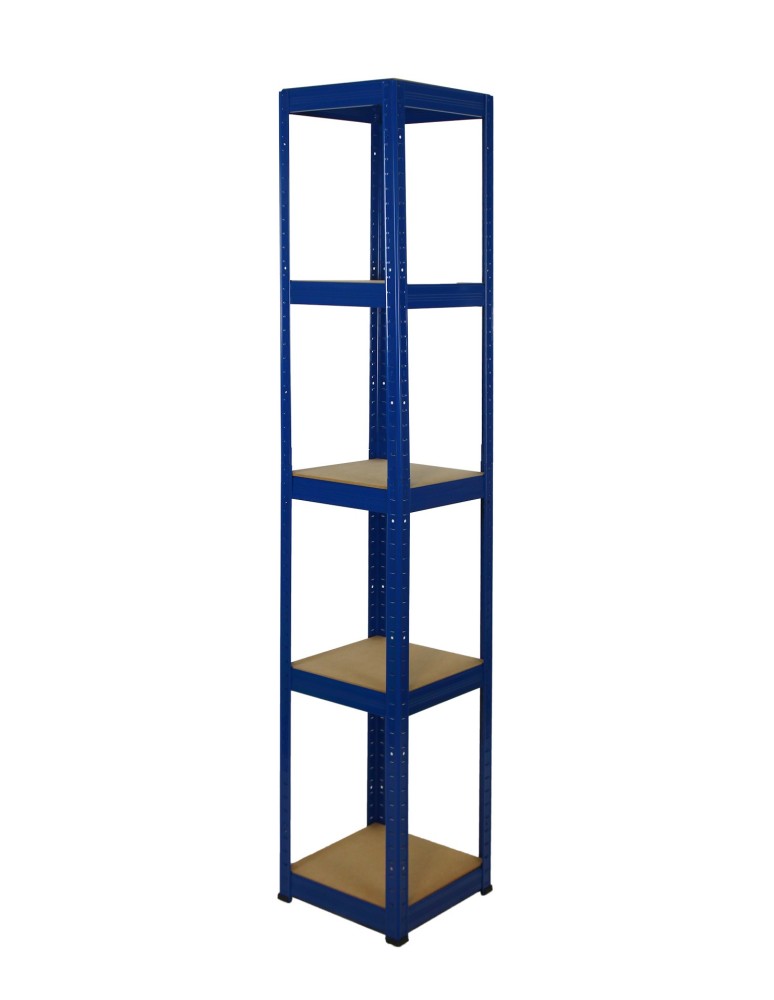 Kellerregale/Garagenregale - Metallregal Werkstatt Schwerlastregal Helios HNN_213x035x35_5 Böden, Traglast: 175 Kg, Farbe: BLAU - product new.modo24.de 1