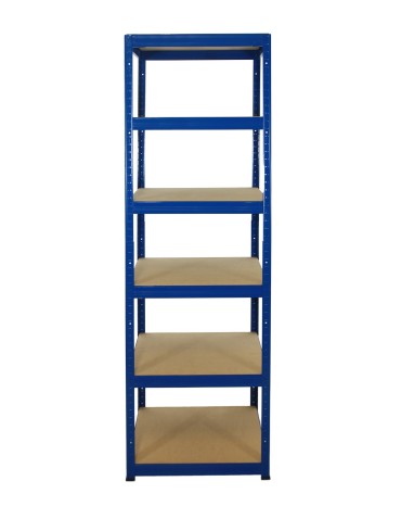 Metallregal Werkstatt Schwerlastregal Helios HNN_196x060x60_6 Böden, Traglast: 175 Kg, Farbe: BLAU - product 2