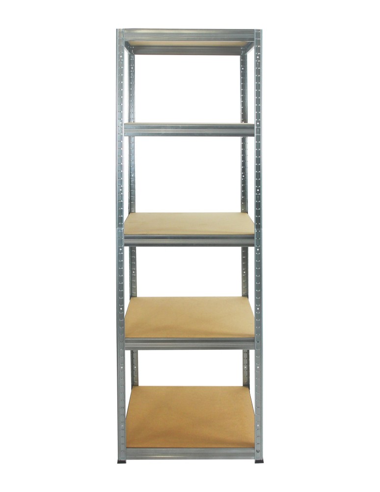 Kellerregale/Garagenregale - Metallregal Werkstatt Schwerlastregal Helios HZZ_196x060x60_5 Böden, Traglast: 175 Kg, Farbe: Verzinkt - produkt new.modo24.de 2