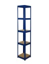 Metallregal Werkstatt Schwerlastregal Helios HNN_180x035x35_5 Böden, Traglast: 175 Kg, Farbe: BLAU