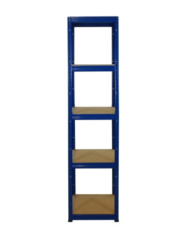 Metallregal Werkstatt Schwerlastregal Helios HNN_180x060x60_5 Böden, Traglast: 175 Kg, Farbe: BLAU - produkt 2