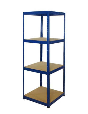Metallregal Werkstatt Schwerlastregal Helios HNN_180x050x50_4 Böden, Traglast: 175 Kg, Farbe: BLAU