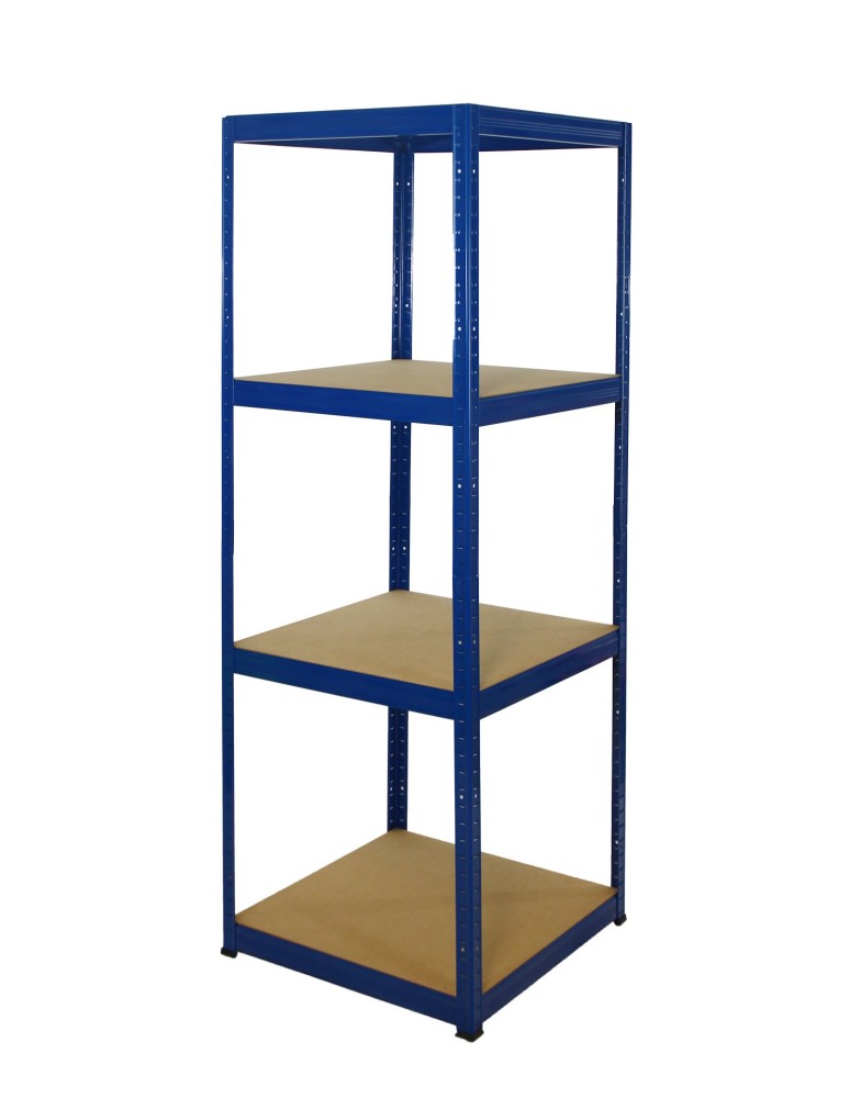 Kellerregale/Garagenregale - Metallregal Werkstatt Schwerlastregal Helios HNN_180x050x50_4 Böden, Traglast: 175 Kg, Farbe: BLAU - product new.modo24.de 1