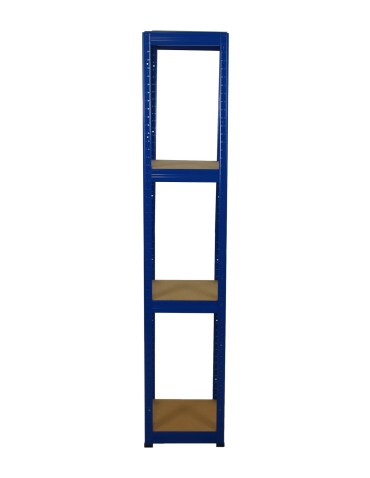 Metallregal Werkstatt Schwerlastregal Helios HNN_180x030x30_4 Böden, Traglast: 175 Kg, Farbe: BLAU - product 2