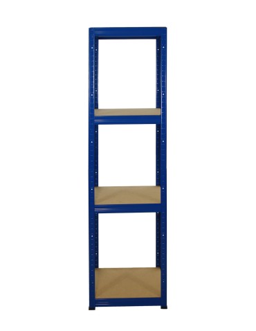 Metallregal Werkstatt Schwerlastregal Helios HNN_180x040x40_4 Böden, Traglast: 175 Kg, Farbe: BLAU - produkt 2