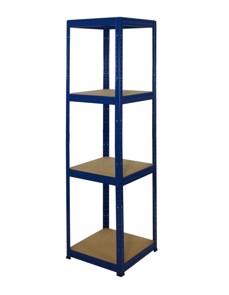 Kellerregale/Garagenregale - Metallregal Werkstatt Schwerlastregal Helios HNN_180x040x40_4 Böden, Traglast: 175 Kg, Farbe: BLAU - product new.modo24.de 1