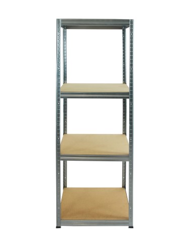 Metallregal Werkstatt Schwerlastregal Helios HZZ_180x060x60_4 Böden, Traglast: 175 Kg, Farbe: Verzinkt - product 2