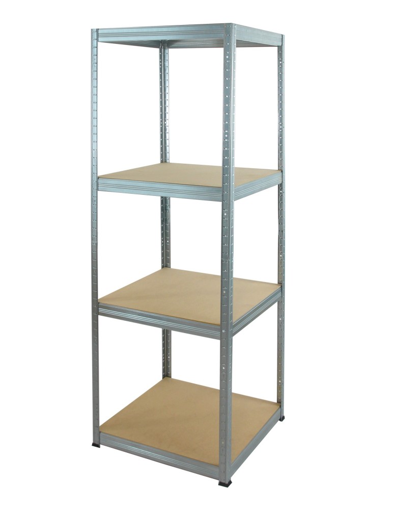 Kellerregale/Garagenregale - Metallregal Werkstatt Schwerlastregal Helios HZZ_180x060x60_4 Böden, Traglast: 175 Kg, Farbe: Verzinkt - product new.modo24.de 1