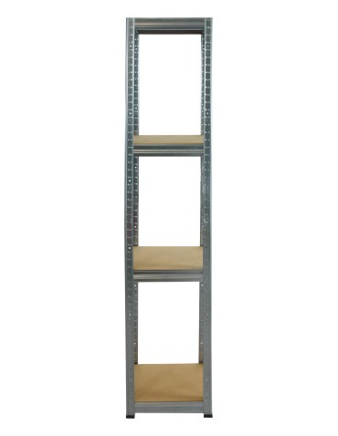 Metallregal Werkstatt Schwerlastregal Helios HZZ_180x035x35_4 Böden, Traglast: 175 Kg, Farbe: Verzinkt - product 2