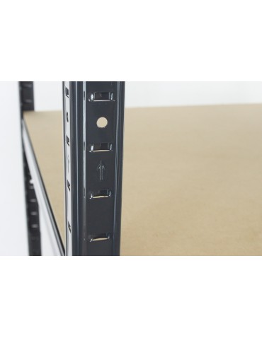 Kellerregale/Garagenregale - Metallregal Werkstatt Schwerlastregal Helios HGG_213x120x30_6 Böden, Traglast: 175 Kg, Farbe: GRAU - product 15