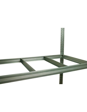 Kellerregale/Garagenregale - Metallregal Werkstatt Schwerlastregal Helios HZZ_196x090x50_6 Böden, Traglast: 400 Kg, Farbe: VERZINKT - product 13