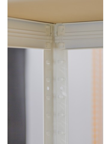 Kellerregale/Garagenregale - Metallregal Werkstatt Schwerlastregal Helios HWW_180x100x45_5 Böden, Traglast: 175 Kg, Farbe: WEIß - product 12