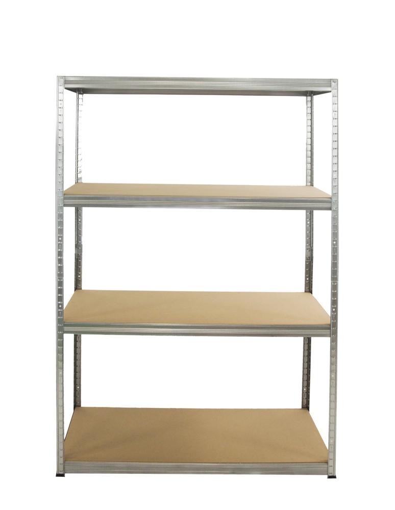 Kellerregale/Garagenregale - Metallregal Werkstatt Schwerlastregal Helios HZZ_180x120x40_4 Böden, Traglast: 175 Kg, Farbe: VERZINKT - product new.modo24.de 1