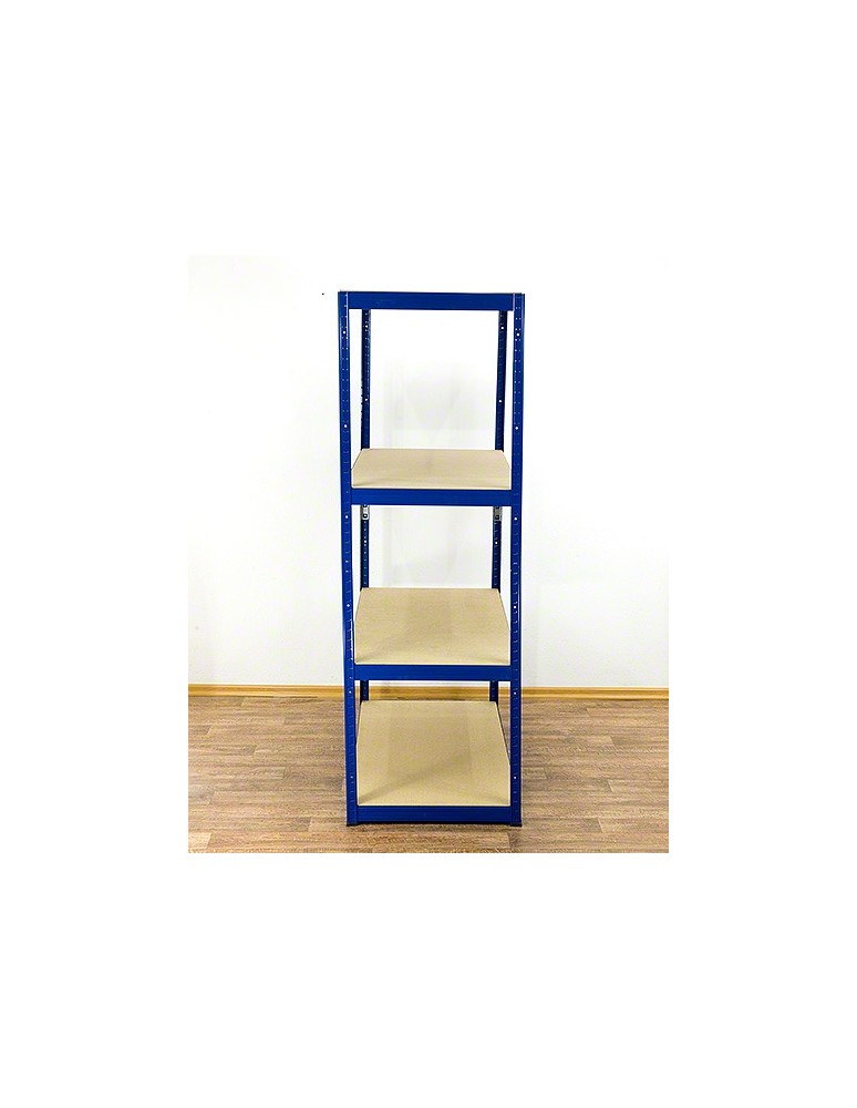 Kellerregale/Garagenregale - Metallregal Werkstatt Schwerlastregal Helios HNN_180x120x35_4 Böden, Traglast: 400 Kg, Farbe: BLAU - product new.modo24.de 6