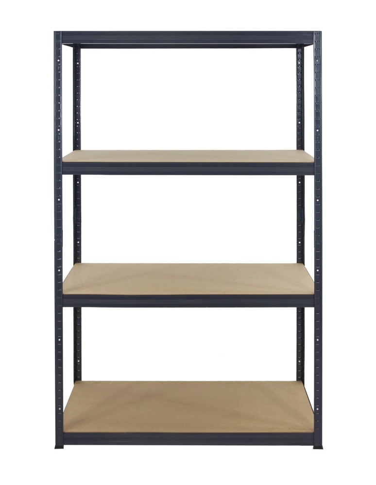 Kellerregale/Garagenregale - Metallregal Werkstatt Schwerlastregal Helios HGG_180x110x40_4 Böden, Traglast: 275 Kg, Farbe: GRAU - product new.modo24.de 1