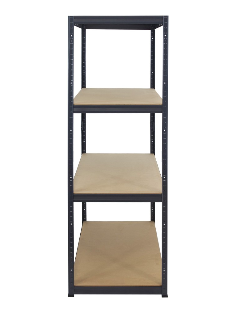 Kellerregale/Garagenregale - Metallregal Werkstatt Schwerlastregal Helios HGG_180x090x45_4 Böden, Traglast: 275 Kg, Farbe: GRAU - produkt new.modo24.de 3