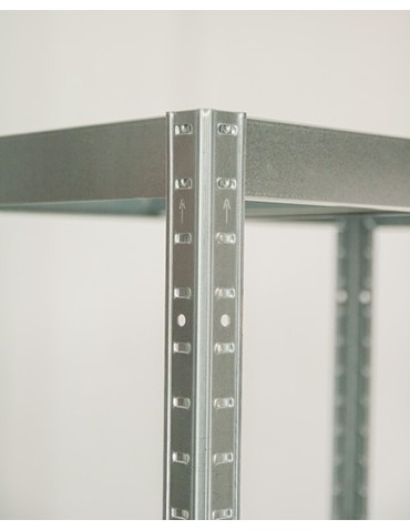 Metallregale - Metallregal ganz aus Metall Elara, EZ_180x100x40_5_130, 5 Böden , verzinkt - product 6