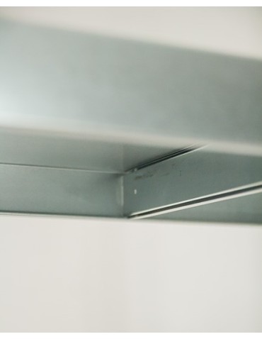 Metallregale - Metallregal ganz aus Metall Elara, EZ_180x100x40_5_130, 5 Böden , verzinkt - product 9
