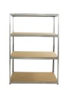 Metallregal Werkstatt Schwerlastregal Helios HZZ_180x075x40_4 Böden, Traglast: 275 Kg, Farbe: VERZINKT