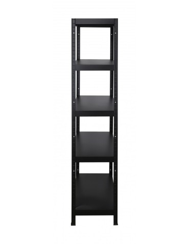 Metallregale - Metallregal ganz aus Metall Elara EB_180x090x40_5_130, 5 Böden,  schwarz - produkt 3