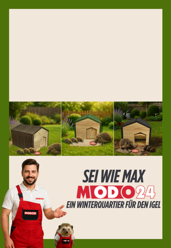 ein Winterquartier für den Igel Sei wie Max - ein Winterquartier für den Igel